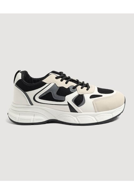 Tenis Chunky Urban Mesh  Para Hombre Gris Ostu