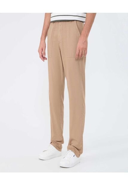 Pantalon Para Hombre  Color Café Claro Marca Ostu #60070410