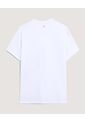 Camiseta  Para Hombre Manga Corta Cuello Redondo Color Blanco Marca Ostu #60091877 de Ostu