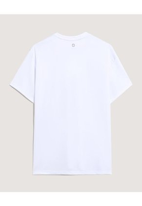 Camiseta  Para Hombre Manga Corta Cuello Redondo Color Blanco Marca Ostu #60091877