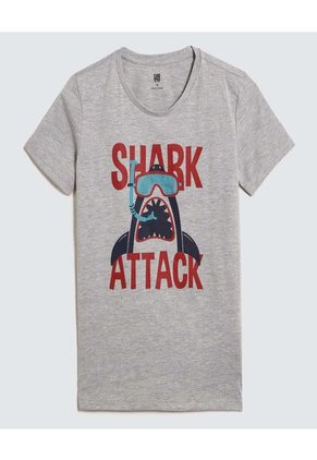 Pijama Para Niño M/C P/C Color Gris  Marca Ostu #80040090