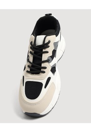 Tenis Chunky Urban Mesh Para Hombre Gris Ostu