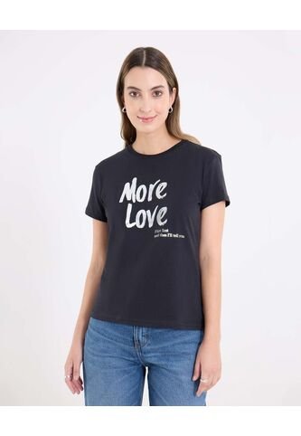 Camiseta  Para Mujer Manga Corta Cuello Redondo Color Negro Marca Ostu #40092709 Ostu