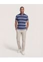 Polo  Para Hombre Cuello Tejido Con Bolsillo Color Azul Marca Ostu #60110897 de Ostu