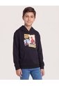 Buzo Con Capota Spider-Man Retro Para Niño  Infantil Niño Negro Ostu de Ostu