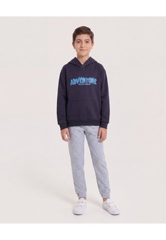 Buzo Con Capota Adventure Outdoor Para Niño  Infantil Niño Azul Ostu Ostu