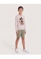 Buzo Mickey Mouse Art Clásico Para Niño  Infantil Niño Beige Ostu de Ostu