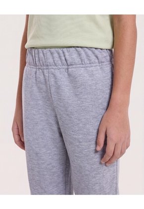 Jogger Básico De Ajuste Cómodo Para Niño  Infantil Niño Gris Ostu