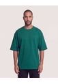 Camiseta Oversize  Para Hombre Verde Ostu de Ostu
