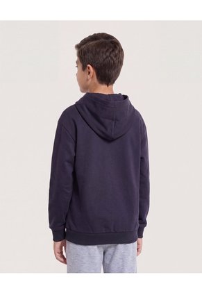 Buzo Con Capota Adventure Outdoor Para Niño Infantil Niño Azul Ostu