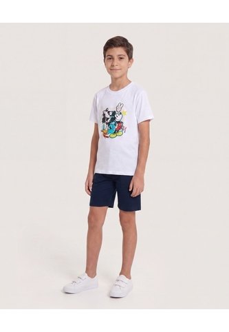Camiseta Mickey Mouse Friends Art Para Niño  Infantil Niño Blanco Ostu Ostu