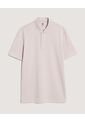 Polo  Para Hombre Cuello Mao Sin Bolsillo Color Beige Marca Ostu #60110910 de Ostu