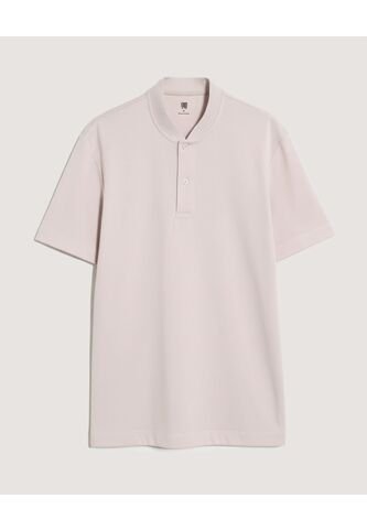 Polo  Para Hombre Cuello Mao Sin Bolsillo Color Beige Marca Ostu #60110910 Ostu