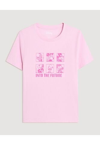 Camiseta  Para Mujer Manga Corta Cuello Redondo Color Rosado Marca Ostu #40092858 Ostu