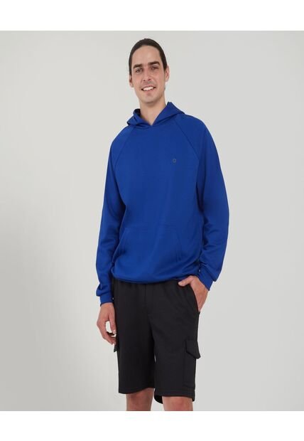 Buzo Para Hombre Hoodie Color Azul  Marca Ostu #60060323