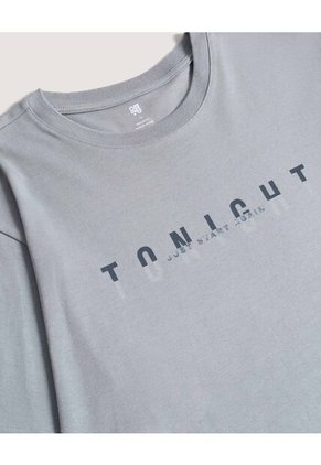 Camiseta  Para Hombre Manga Corta Cuello Redondo Color Gris Marca Ostu #60091949