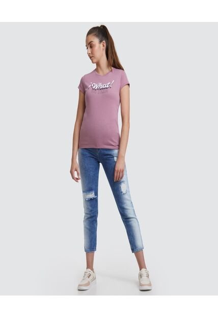 Jean Para Mujer Mom Color Azul  Marca Ostu #40160234