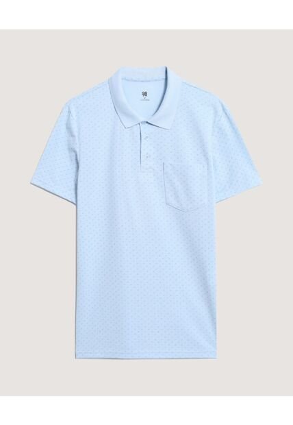 Polo  Para Hombre Cuello Tejido Con Bolsillo Color Azul Marca Ostu #60110874