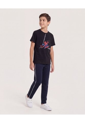 Camiseta Spider-Man Acción Urbana Para Niño  Infantil Niño Azul Ostu Ostu