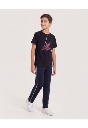 Camiseta Spider-Man Acción Urbana Para Niño Infantil Niño Azul Ostu