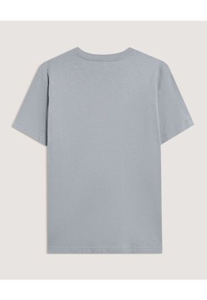 Camiseta  Para Hombre Manga Corta Cuello Redondo Color Gris Marca Ostu #60091949