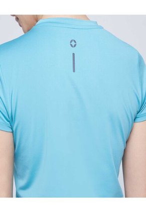 Camiseta Para Mujer Manga Corta Color Azul  Marca Ostu #40092178