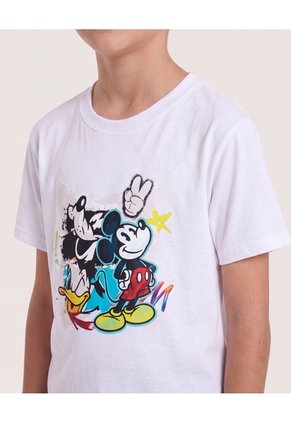 Camiseta Mickey Mouse Friends Art Para Niño Infantil Niño Blanco Ostu