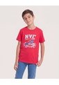 Camiseta Spider-Man Nyc Hero Para Niño  Infantil Niño Rojo Ostu de Ostu