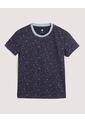Pijama Infantil Niño M/C P/L Color Azul Marca Ostu #80040099 de Ostu