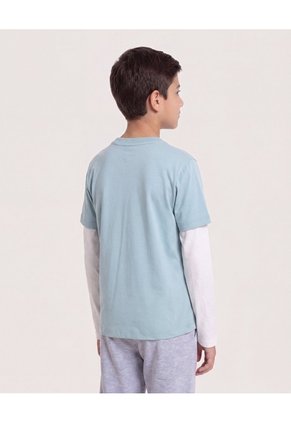 Camiseta Adventure Warning Para Niño  Infantil Niño Verde Ostu
