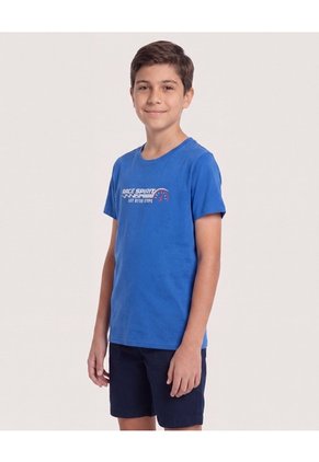 Camiseta Race Spirit Velocidad Para Niño Infantil Niño Azul Ostu