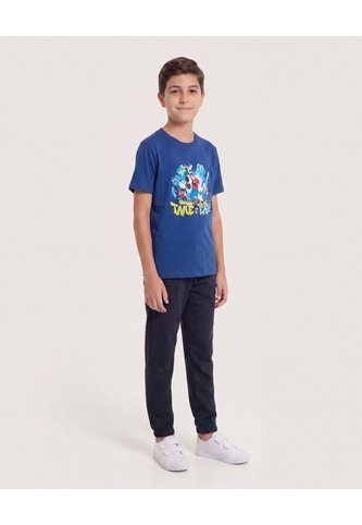 Camiseta Mickey Y Amigos Take It Easy Para Niño  Infantil Niño Azul Ostu Ostu
