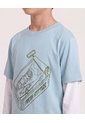 Camiseta Adventure Warning Para Niño  Infantil Niño Verde Ostu de Ostu