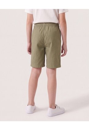 Bermuda Jogger Utility Para Niño  Infantil Niño Verde Ostu
