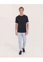 Camiseta Texturizada Con Reflectivo  Para Hombre Negro Ostu de Ostu