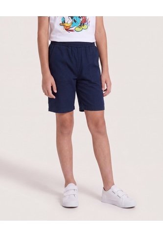 Bermuda Jogger Básica Para Niño  Infantil Niño Azul Ostu Ostu