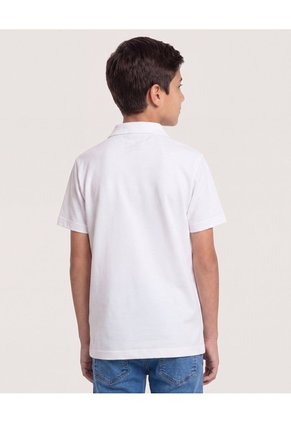 Polo Básico De Corte Versátil Para Niño Infantil Niño Crema Ostu