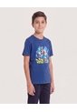 Camiseta Mickey Y Amigos Take It Easy Para Niño  Infantil Niño Azul Ostu de Ostu