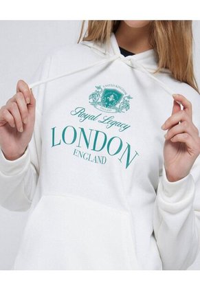 Buzo Para Mujer Hoodie Color Beige Marca Ostu #40060353