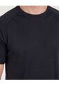 Camiseta Texturizada Con Reflectivo  Para Hombre Negro Ostu de Ostu