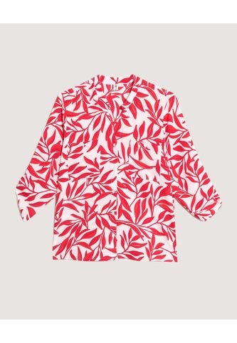 Blusa  Para Mujer Manga 3/4 Color Rojo Marca Ostu #40121260 Ostu