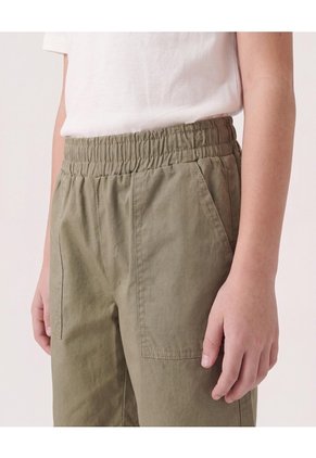 Bermuda Jogger Utility Para Niño  Infantil Niño Verde Ostu
