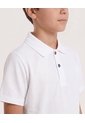 Polo Básico De Corte Versátil Para Niño  Infantil Niño Crema Ostu de Ostu