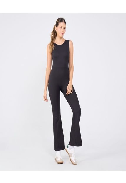 Enterizo Para Mujer Manga Sisa Color Negro Marca Ostu #40320114