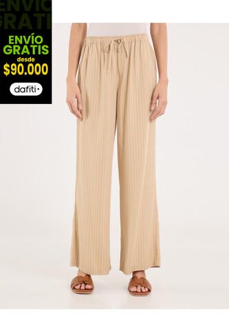 Pantalón Para Mujer Moda Color Beige Marca Ostu #40070840 Ostu