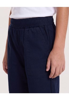 Bermuda Jogger Básica Para Niño Infantil Niño Azul Ostu