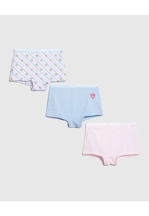 Boxer Para Niña  Color Pack X Marca Ostu #90180048