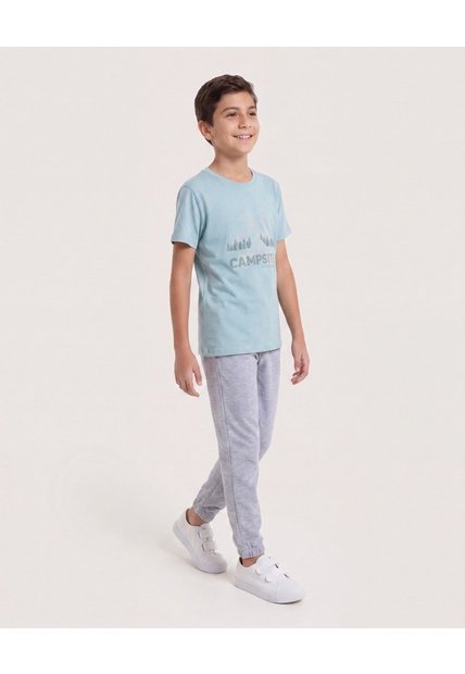Camiseta Campsite Aventura Natural Para Niño  Infantil Niño Verde Ostu