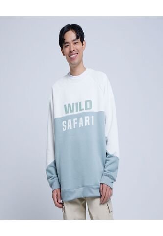 Buzo Para Hombre Cuello Redondo Color Blanco Marca Ostu #60060349 Ostu