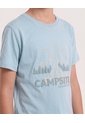 Camiseta Campsite Aventura Natural Para Niño  Infantil Niño Verde Ostu de Ostu